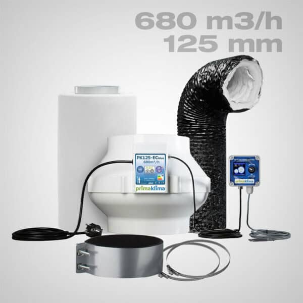 L&uuml;ftungsset Silent Digital 680 Temperaturgesteuert | growboxen.eu