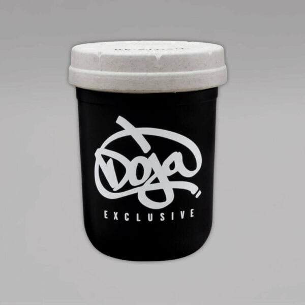 RE:STASH x Doja Mason Jar, 8 oz, schwarz