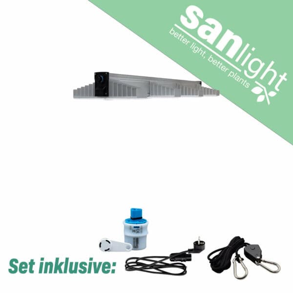 SANlight EVO 1.5 LED Beleuchtungsset, mit Kabel und Dimmer SANlight EVO 4-80 1.5 1 Stück Bluetooth Dimmer