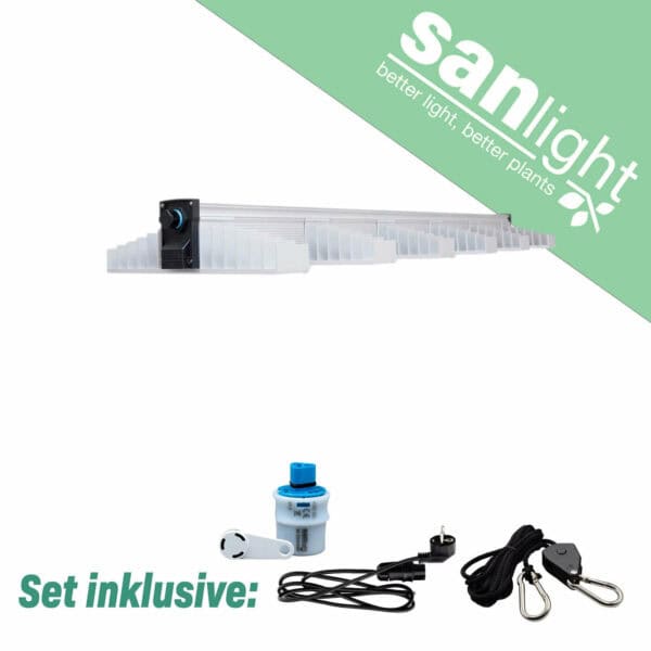 SANlight EVO 1.5 LED Beleuchtungsset, mit Kabel und Dimmer SANlight EVO 6-120 1.5 1 Stück Bluetooth Dimmer