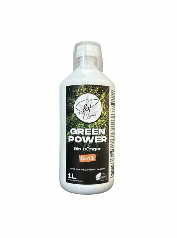 S&R Organics Green Power 5in1 Bio Dünger, 1L oder 3L