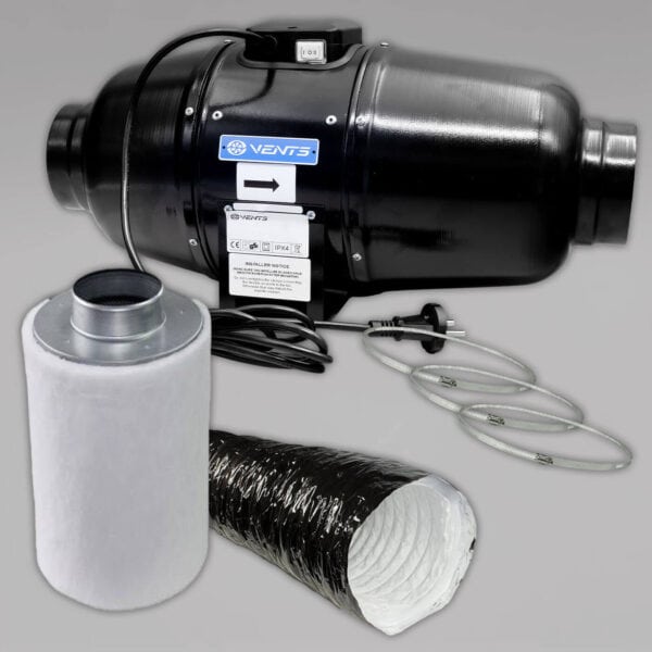 Schallgedämmtes Abluft Komplettset, Vents TT Silent-M, 731/961/1020 m³/h, 200mm Anschluss