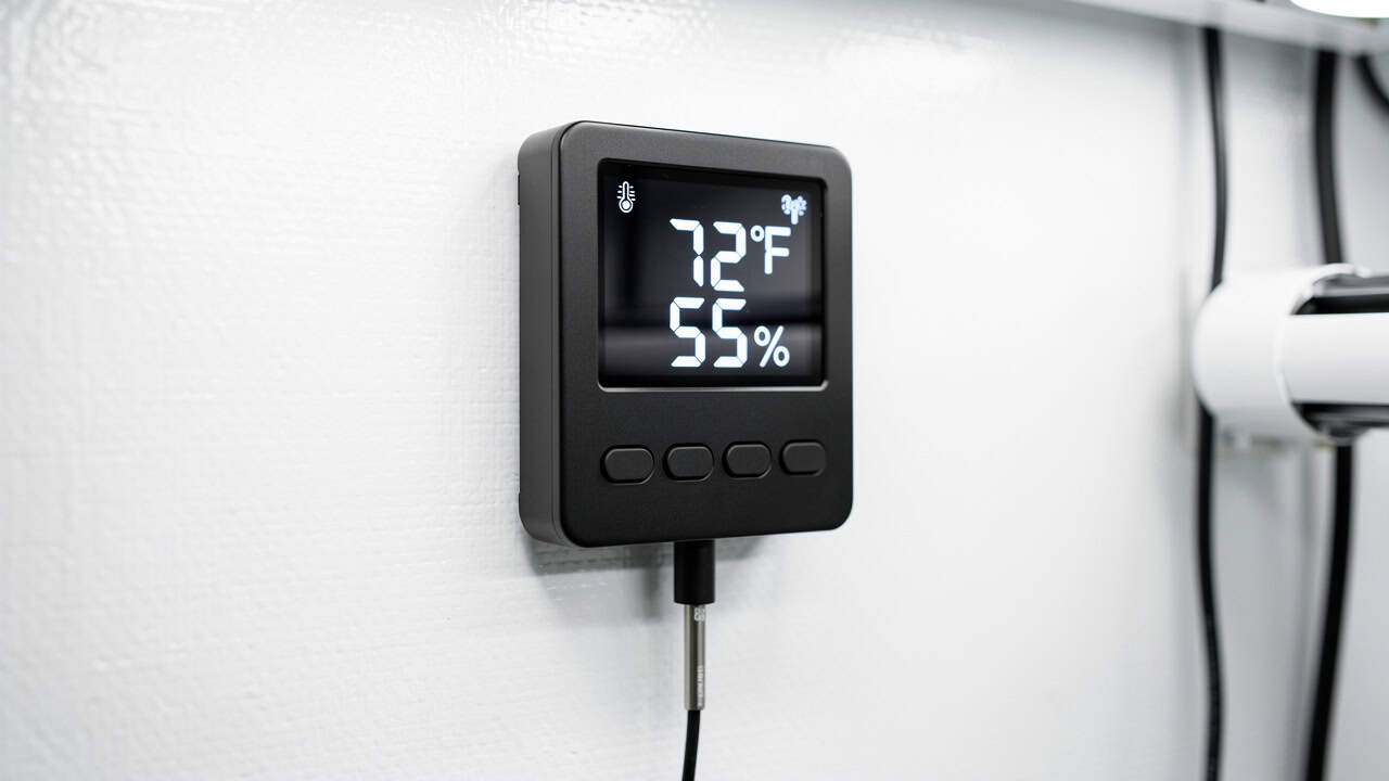 Digitales Thermo-Hygrometer zur Klimaüberwachung in der Growbox